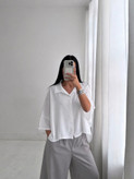 شومیز باکسی زنانه حریر