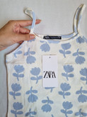 ست تاپ و شورتک کبریتی زنانه طرح دار برند زارا ZARA